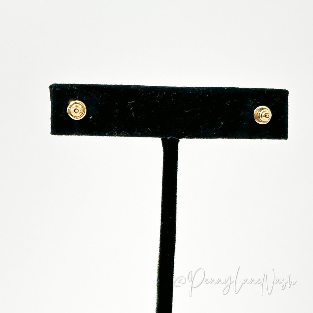 Vintage Red Mini Ladybug Earrings - Picture 6 of 7